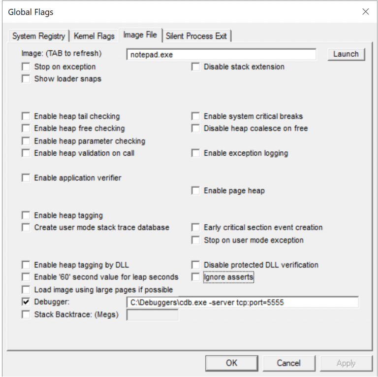 Attach debugger when process starts - UnstructedTech.com